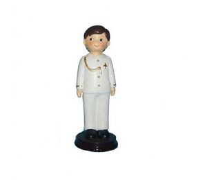 Figura comunión almirante vestido de blanco